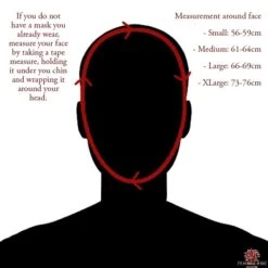 Red Dragon HEMA Tournament Fencing Mask - 1600N -Fencing Shop hema mask 1