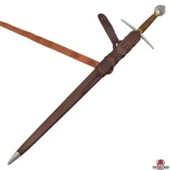 Red Dragon Combat - Crusader Sword -Fencing Shop og ot br126.rdcrusadersword.hilt .scabbard