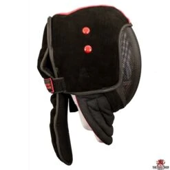 Red Dragon HEMA Leather Mask Overlay -Fencing Shop rdp005 4 1