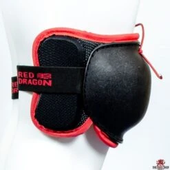 Red Dragon HEMA Knee Guards -Fencing Shop rdp008 1
