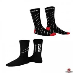 SPES Short Socks (Black & White)