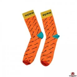 SPES Short Socks (Orange & Blue) -Fencing Shop spes short socks 2 pairs 5 1
